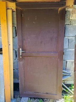 Staré železné dveře 95 cm pravé