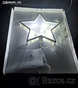 LED Vánoční hvězda, barva bílá