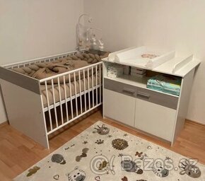 Prodám postýlku, rošt + matraci