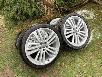 Originální alu sada Audi, R20, 5x112, Michelin pneu