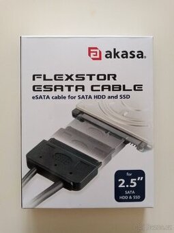 eSATA kabel pro připojení harddisku a SSD disku