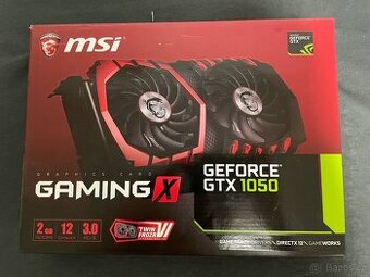 MSI GeForce GTX 1050 GAMING X 2GB – dlouho nepoužívaná, funk