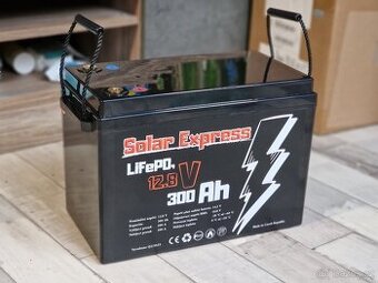 Prémiová LiFePO4 baterie 12,8 V / 300 Ah – česká výroba, top - 1