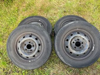 Plecháče 5x118 r15 Fiat Ducato + letní a zimní pneu