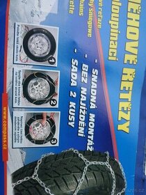 Prodám NOVE sněhové řetězy 13" - 15" velikost 060 - 1