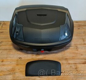 Hlavni moto kufr SMOKE (BOX) - 58L, 2x integralka