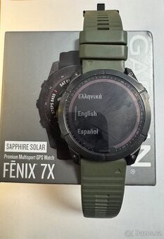 Garmin Fenix 7X Sapphire Solar, nahradní pásky
