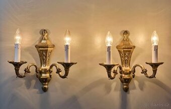 Neorenesanční nástěnné lampy / apliky