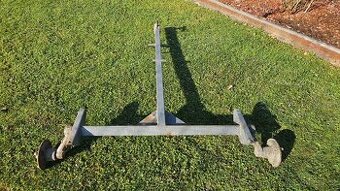 Náprava s rámem na přívěsný vozik