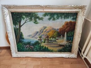 Starý obraz motiv krajina