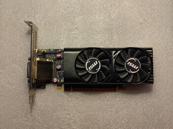 Grafická karta, MSI GeForce GTX 1050 2GT LP, GDDR5