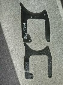 AJS "sáně" držáky motoru