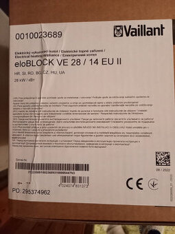 elektrický kotel Vaillant eloBLOCK VE 28 / 14 EU II