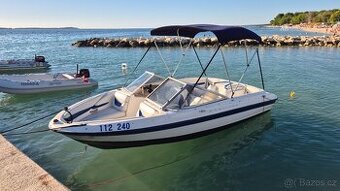 Motorový člun Bayliner 185, po servisu, vlek. Odpočet DPH