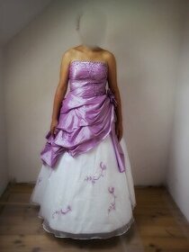 Dlouhé korzetové svatební šaty vel 42