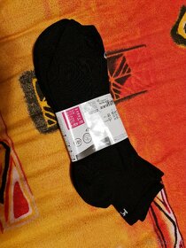 Nízké ponožky černé, 3 ks v balení