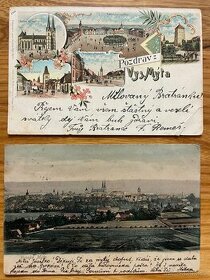 Staré starožitné sběratelské pohlednice Vysoké Mýto
