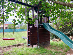 Dětské hřiště se skluzavkou a houpačkami Jungle Gym - 1