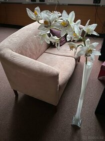 Umělá orchidej + váza
