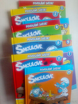 Šmoulové,9 ks