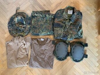Kompletní set Bundeswehr Flecktarn vojenského oblečení