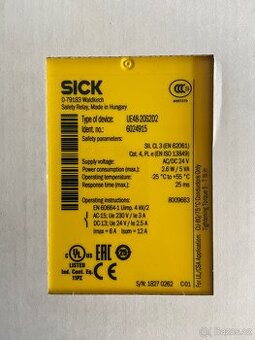 Bezpečnostní relé SICK - 1