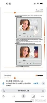 BTICINO videozvonek s Wi-Fi pro chytrou domácnost