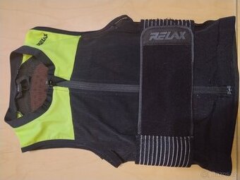 Chránič páteře Relax SPEED MASTER EVO JR. černá/neon, XXXS