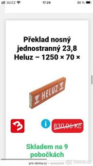 Nosné překlady Heluz