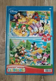Puzzle Mickey Mouse 2x20 dílků, 3+