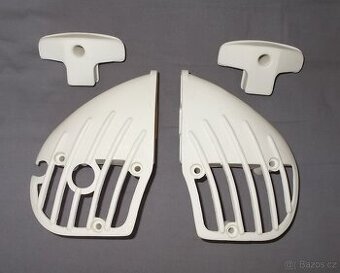 Kryt karburátoru Stadion S22, bílý (slonová kost).