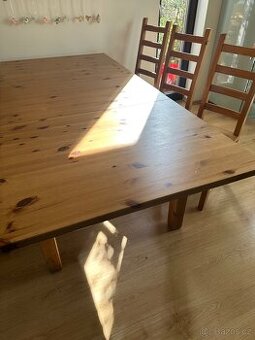 Stůl borovice ikea k hemnes