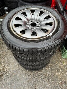 4ks Hybrid plech 15 5x100, Zimni 75% F3, Rapid