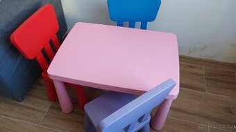 Stul+ židličky Mammut ikea