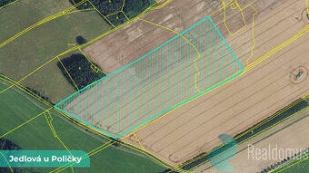 Prodej, Jedlová u Poličky, orná půda, 1/27 LV76