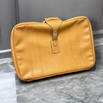 Vintage kožený kufr – retro zavazadlo