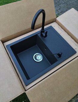 Granitový dřez s baterií NOVÝ