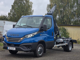 Iveco Daily 50C18 • nový hákový nosič • automat • uzávěrka •