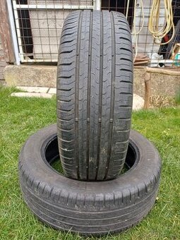 Prodám dvě letní pneu 215/55R17 Continental