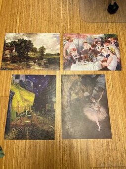 Reprodukce obrazů mistrů k zarámování konvolut