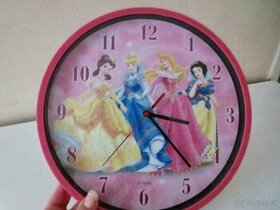 detske nástenné hodiny Disney Princezny - 1