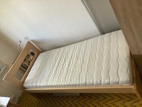 Dřevěná postel 90x200 - 1