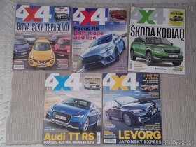 Motoristické časopisy AUTO 4x4, FASTER