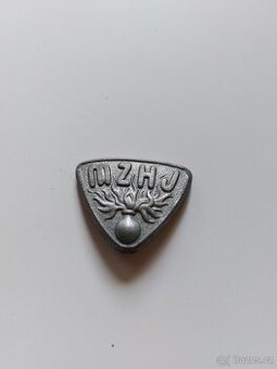 Čepicový odznak MZHJ: Moravská Zemská Hasičská Jednota - 1