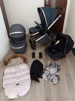 Kombinovaný kočárek Anex s kompletním příslušenstvím včetně