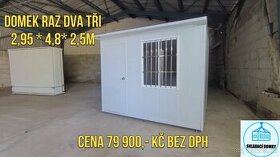 SKLÁDACÍ DOMKY (chata, stavební buňka, mobilní kancelář)