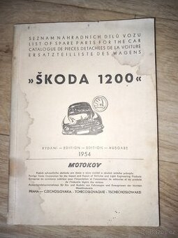Seznam náhradních dílů Škoda 1200