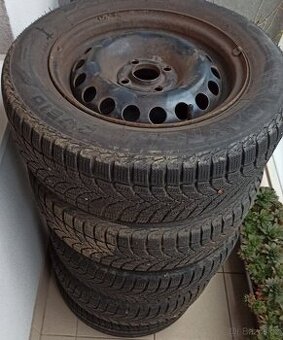Zimní kompletní kola 51/2 j 14 vc pneumatik 185/65 r14 86T - 1
