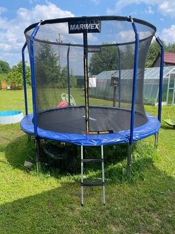 Trampolína Marimex 305 cm + kotevní prvky + kapsa na boty