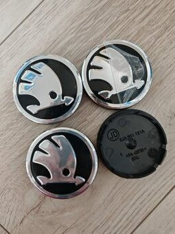 56 mm středové krytky pokličky Škoda 5JA601151 – nové logo